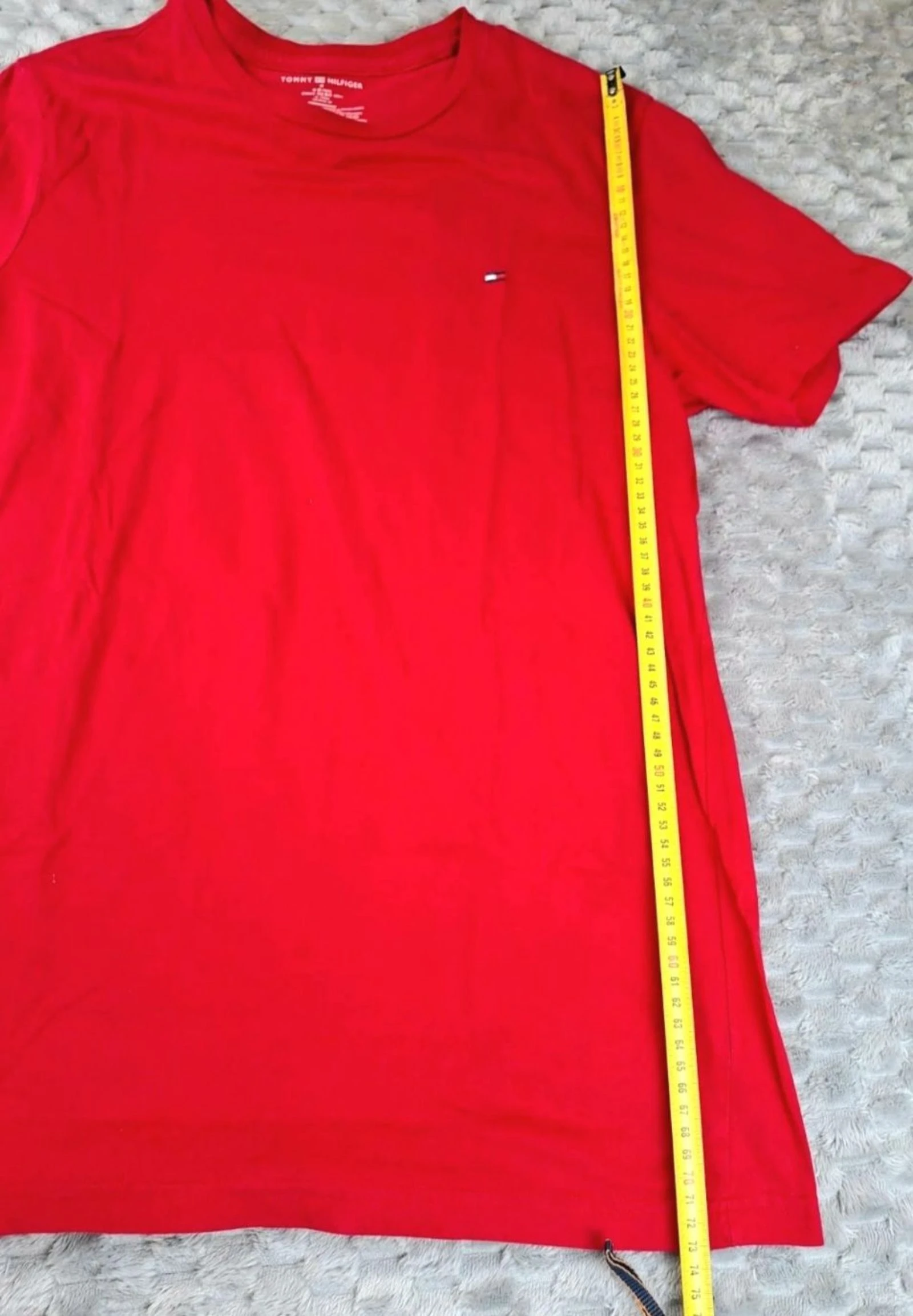 Tommy Hilfiger Rood T-Shirt Korte Mouw Casual Minimalist Essentials M – photo 10